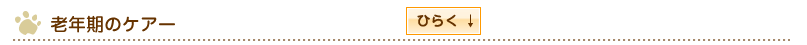 老年期のケアー