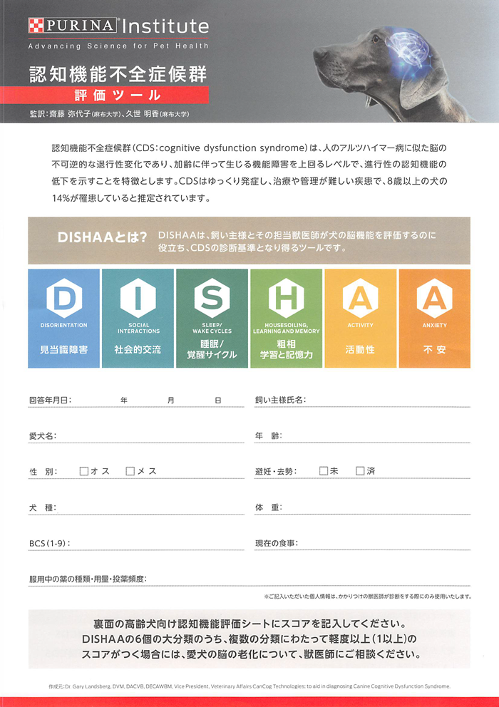 チェックシート2ページ目